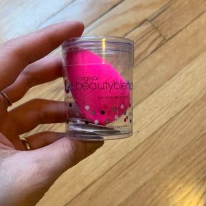 Pink beauty blender